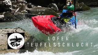 Saalach in Lofer Teufelsschlucht im Lettmann Rocky mit Toros Outdoors Wildwasser 4 bis 5 Kajak Test [upl. by Hera]