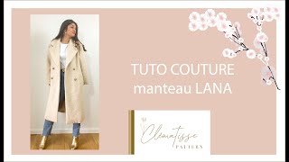 Tuto couture manteau LANA [upl. by Nie]