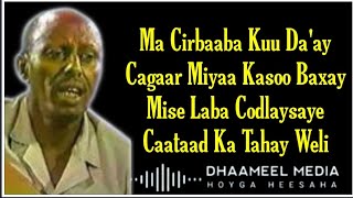 Cumar Dhuule Heestii  Caku Talo Aduun  Hees Qaraami Xul ah With Lyrics720PHD [upl. by Pickar422]