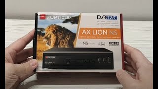 Tuner DVBT2 Tuner Opticum AX LION NS  recenzja tunera z H265 HEVC [upl. by Shannon735]