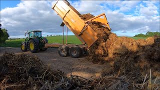 Carting Dung and loading straw 150520 [upl. by Thatch]