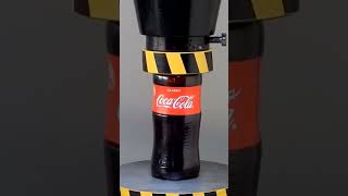 COCA COLA HYDRAULIC PRESS shorts [upl. by Territus]