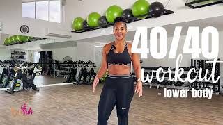 4040 Workout Series  5  lower body [upl. by Anigger]