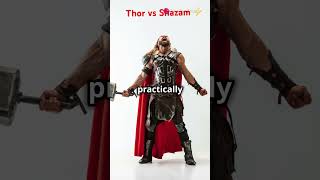 Thor vs Shazam vs thorvsshazam shazam shazamvsthor thorvsshazamfight thorvsshazambattle dc [upl. by Suiradel]