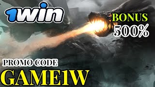 1WIN REGISTRATION  PROMOCODE 1WIN 500 on first deposit [upl. by Aiekram]