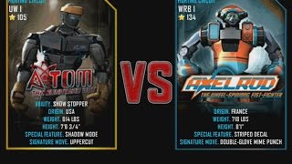 Real Steel WRB Atom VS Axelrod NEW graphics blows [upl. by Akirat]