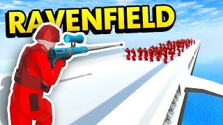 BIGGEST SNIPER EVER ON PLANE IN RAVENFIELD Ravenfield Funny Gameplay [upl. by Trimmer]