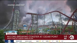 Record breaking roller coaster coming to Cedar Point [upl. by Glennon527]