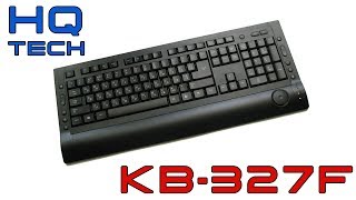 HQTech KB327F ILLUMINATED KEYBOARD Клавиатура с подсветкой [upl. by Truman77]