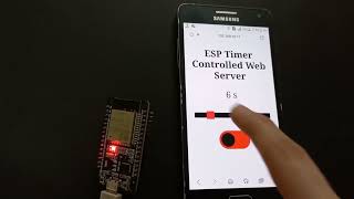 Demo ESP32ESP8266 Web Server to Control Outputs with a Timer Pulse Width [upl. by Nohpets498]