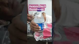 Paralysis Physiotherapy Day 9 Recovery [upl. by Enomyar640]