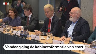 Kabinetsformatie van start Wilders teleurgesteld over besluit VVD [upl. by Kara229]