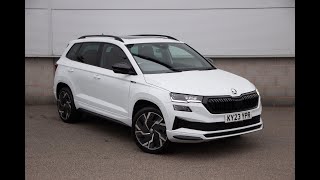 SKODA Karoq SUV 20 TSI 190ps 4X4 SportLine DSG KY23YPR [upl. by Beare]