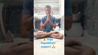 🧘Yoga kapalbhati 🙏 [upl. by Sairu]