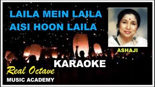 Laila Main Laila  KARAOKE Track For Female  Qurbani Movie [upl. by Ailyn]