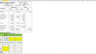 TABLEAU PREPARATOIRE DE TVA AVEC TVA INTRACOMMUNAUTAIRE [upl. by Nare233]