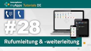 28 myApps Tutorial — Phone App amp Softphone App  Rufumleitung und weiterleitung 13r3 14r1  DE [upl. by Zetrom264]