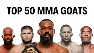 The Greatest MMA Fighters Of All Time [upl. by Netsoj]