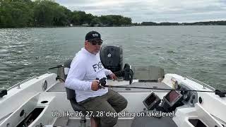 Boat tour of Diamond Lake in Atwater Minnesota Located in Kandiyohi county a 1600 acre lake [upl. by Fonseca]