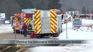 Incident contained after fire releases chlorine gas at WRR Environmental Services [upl. by Ahmar846]