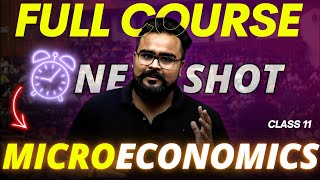 FULL MICRO ECONOMICS class 11 ONE SHOT revision  MAHA MARATHON 🔥 GAURAV JAIN [upl. by Haizek]