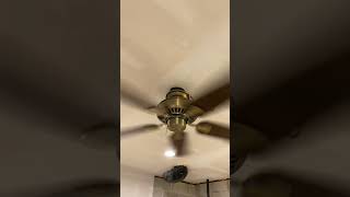 Startup of the Hampton Bay Cameron II Ceiling Fan [upl. by Ailido]