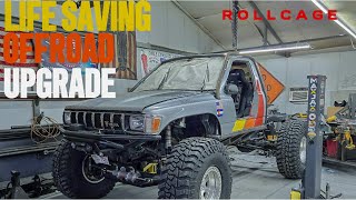 3rd Gen Toyota Pickup Rollcage Part 1 [upl. by Ymeraj]