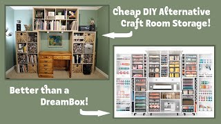 Better than a DreamBox  Cheap DIY Alternative Craft Room Storage [upl. by Coletta]