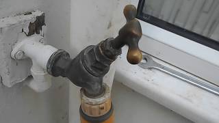 How to Fix a leaky outside tap [upl. by Romain131]