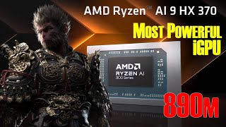 AMD Ryzen AI 370 with 890m iGPU  Black Myth Wu Kong [upl. by Alex]