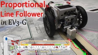 Proportional Line Follower for EV3  Follow the Line Smoothly [upl. by Anehta]