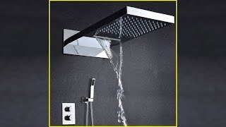 Juno Florence 22quot Shower set with Rainfall Waterfall Shower head And Thermostatic Mixer [upl. by Osnofla997]