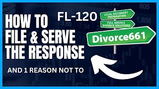 How To File The California Divorce Response Form FL120 [upl. by Drauode]