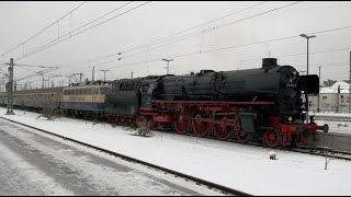 012 1046 von quotFaszination Dampf eVquot erreicht am 2122023 mit 110 3837 den Hauptbahnhof Leipzig [upl. by Minta]