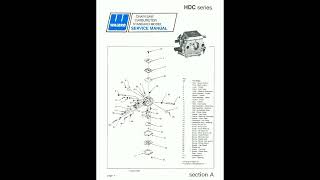 Walbro HDC Carburetor Repair Manual [upl. by Modesty]