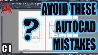 Common AUTOCAD Mistakes to Avoid for Perfect Drawings Every Time [upl. by Narrad]