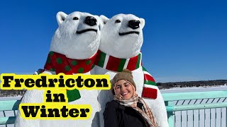 Fredricton Vlog a full Day In New Brunswick Capital during winter ❄️Attractions Travel Guide [upl. by Anekahs34]