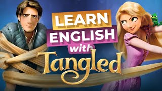 Learn ENGLISH with Disneys TANGLED [upl. by Piks]