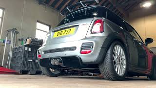 R56 Factory JCW with Scorpion Daytona Resonated Exhaust amp Decat [upl. by Akit]