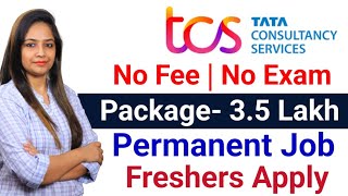 TCS Recruitment 2024 TCS Vacancy 2024 TCS Jobs 2024 No Fee Exam OFF Campus Placements  jobs [upl. by Fineman965]