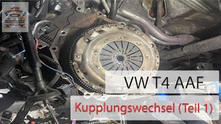 Wir wechseln die Kupplung  VW T4 AAF Kupplungswechsel [upl. by Mehcanem27]