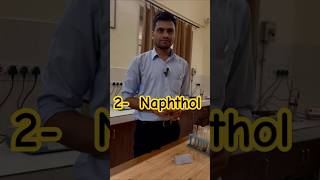 Confirmative test for 2 Naphthol experiment chemistry shortsvideo [upl. by Josie]