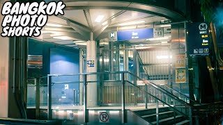 MRT Metro Station Bangkok Silom Street Photography POV [upl. by Atinek36]