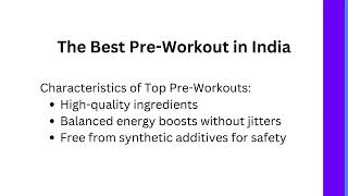 Benefits of Using Pre Workout Supplements [upl. by Hassett]