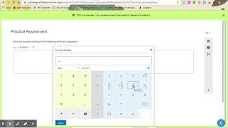 Schoology Assessment Math Keyboard Tutorial [upl. by Harley]