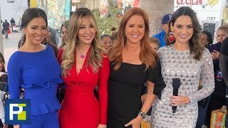 De vuelta para celebrar Myrka Dellanos y María Celeste Arrarás en Primer Impacto [upl. by Alorac]