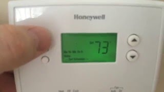 Review Honeywell 52 Day Programmable Thermostat with Backlight thermostatdiy review setup [upl. by Butler]