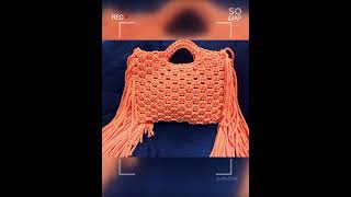 Macrame bag boho [upl. by Sarid]