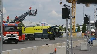 Vorführungen bei Interschutz 2015 in Hannover [upl. by Aissatsana]