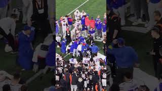 New Buffalo Bills Damar Hamlin on field video [upl. by Eseryt970]